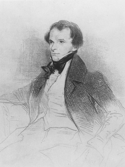 Prosper Mérimée, 1829 by Achille Devéria